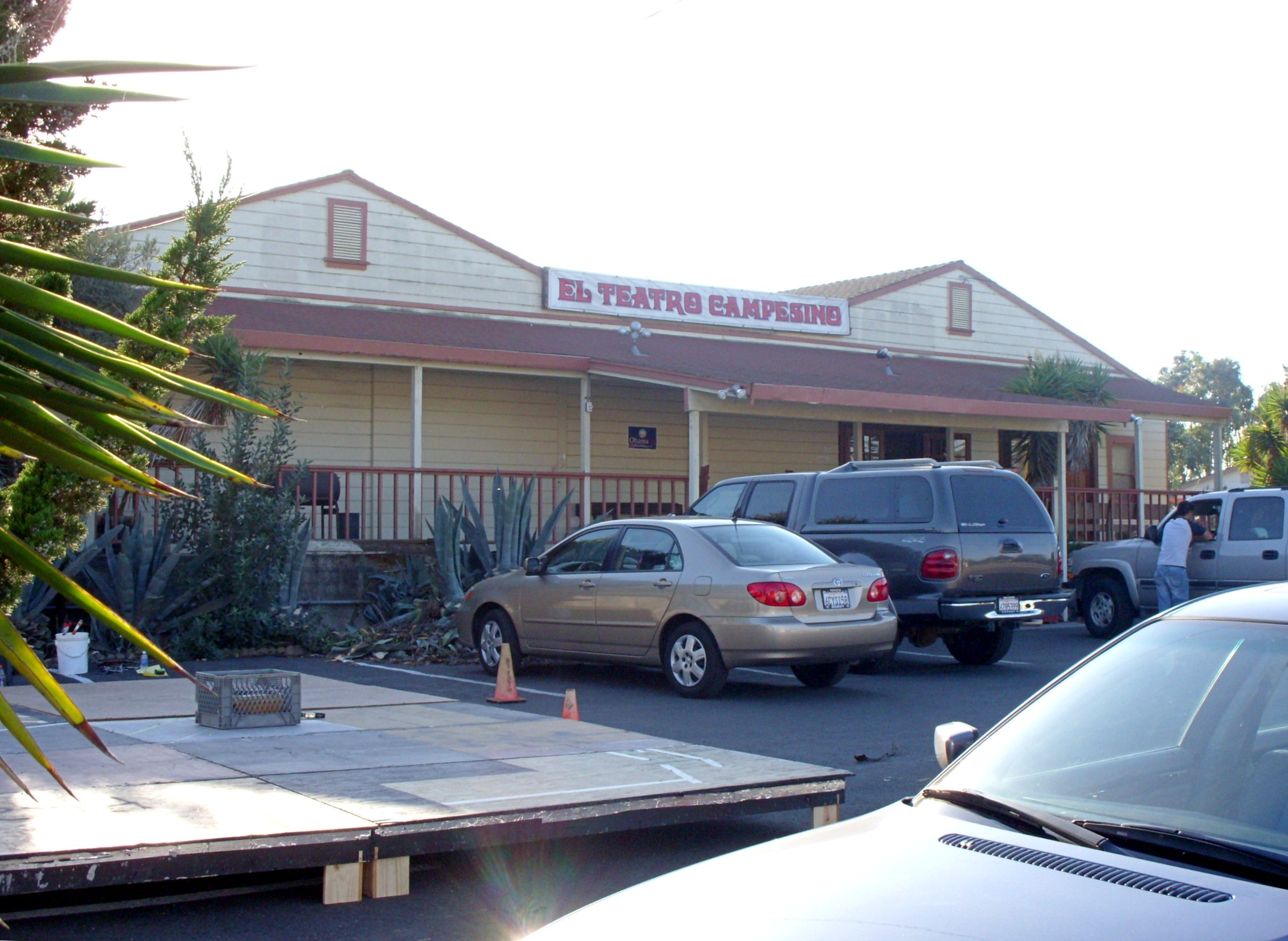 The El Teatro Campesino playhouse on Fourth Street in San Juan Bautista, California